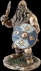 Nordisk vikingefigur som dekoration til stue eller kontor i høj kvalitet